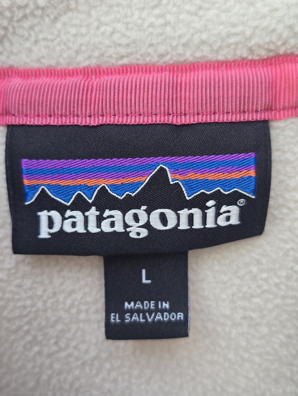 Patagonia Women's Micro D Snap-T Fleece Pullover Large Pelican/Lilac 26020 SP19 - Picture 4 of 8